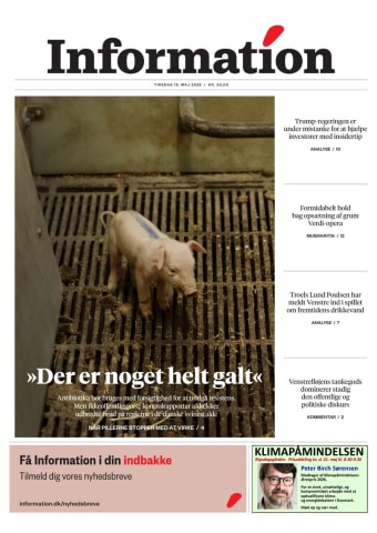 Avisens forside: Tirsdag 19. maj 2026