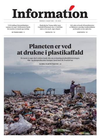 Avisens forside: Mandag 4. august 2025