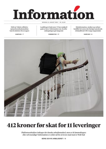 Avisens forside: Mandag 10. august 2026
