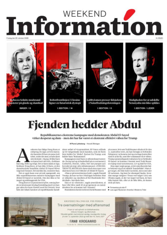 Avisens forside: Fredag 30. oktober 2026