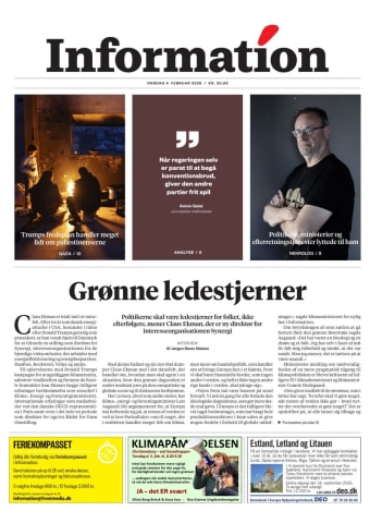 Avisens forside: Onsdag 4. februar 2026