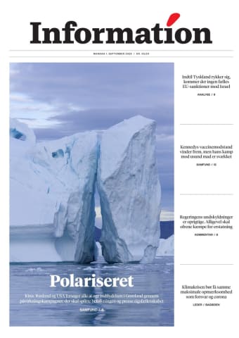 Avisens forside: Mandag 1. september 2025