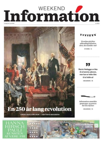 Avisens forside: Fredag 3. juli 2026