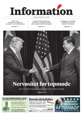 Avisens forside: Onsdag 13. maj 2026
