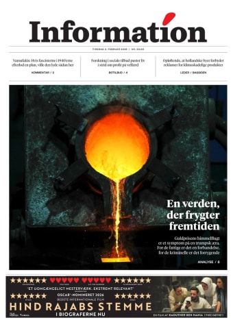 Avisens forside: Tirsdag 3. februar 2026