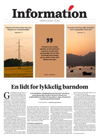 Avisens forside: Tirsdag 30. juni 2026