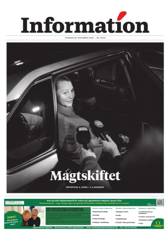 Avisens forside: Torsdag 20. november 2025