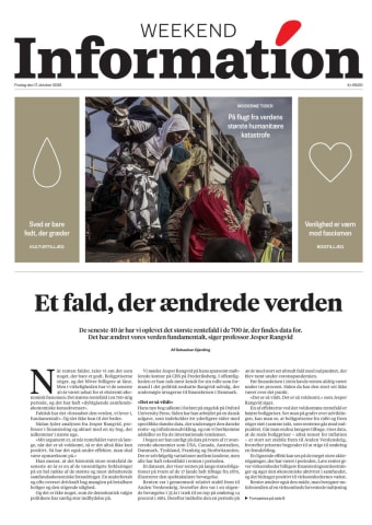 Avisens forside: Fredag 17. oktober 2025