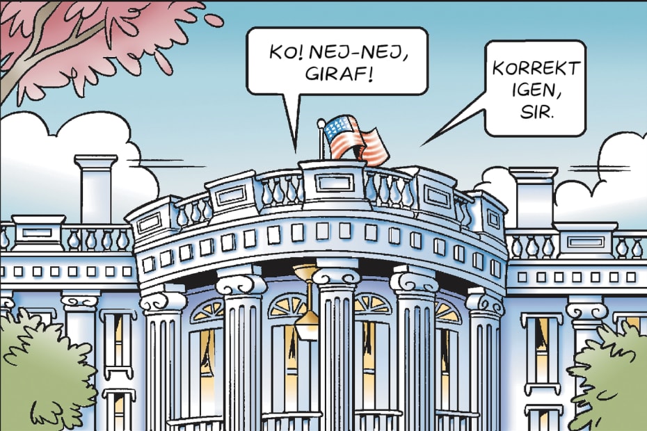 Garry Trudeaus prisbelønnede Doonesbury har kørt i Information siden 1974 og leverer stadig veloplagte ugentlige indblik i de skøre og komiske sider af USA’s politiske, sociale og kulturelle virkelighed