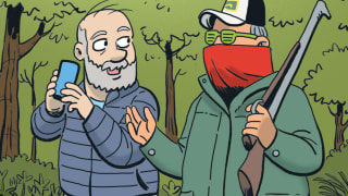 »Hvordan går det med ulvetruslen, Mogens?«