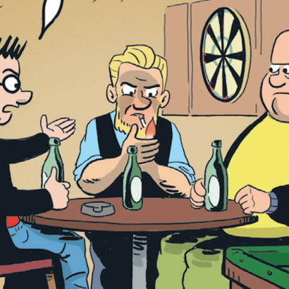 Byens Lys er Informations stribe om forfatterspiren og eksiljyden Jacob. Vi følger hans prekære liv i København, kampen om det store litterære gennembrud og jagten på lejlighed, der er til at betale