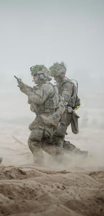 Tyske soldater deltager i en NATO-øvelse. Tyskland skal have den »stærkeste konventionelle hær i Europa«, lyder Friedrich Merz’ ambition.