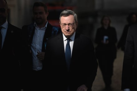 Unionen må ændre sin politiske organisation, hvis den skal kunne nå sine mål, siger Mario Draghi.