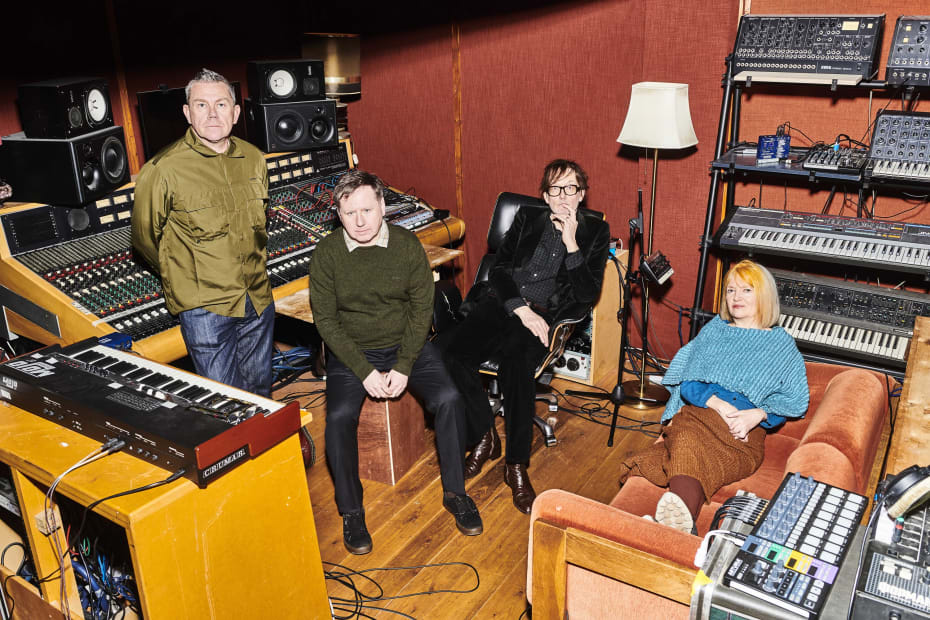 Bandet Pulp består af Jarvis Cocker, Candida Doyle, Nick Banks og Mark Webber.