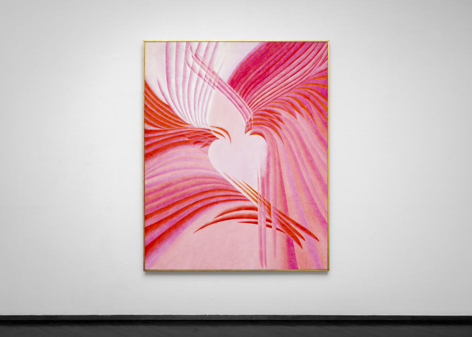 Kirsten Lockenwitz, Ommaggio Di Francesco, 1977, Akryl på lærred